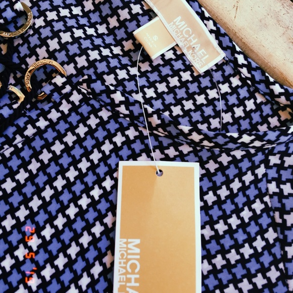 Black, White & Black Michael Kors Blouse - Picture 6 of 6